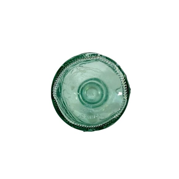 Collectible Vintage Aqua / Light Sage Green Embossed MAPLE LEAVES - Picture 6 of 7